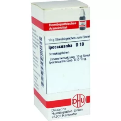 IPECACUANHA D 10 globül, 10 g