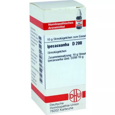 DHU Ipecacuanha D 200 kürecik, 10 g DHU Ipecacuanha D 200 kürecik, 10 g