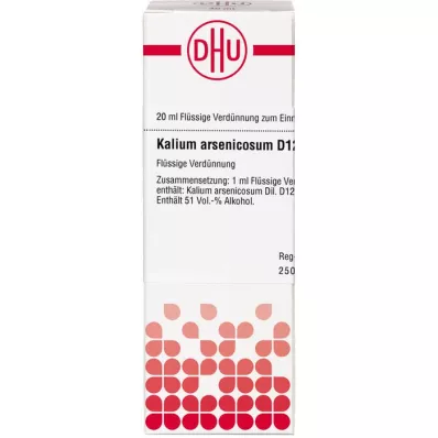 KALIUM ARSENICOSUM D 12 seyreltme, 20 ml