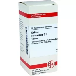 KALIUM CARBONICUM D 8 Tablet, 80 Kapsül