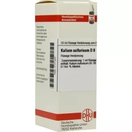 KALIUM SULFURICUM D 8 seyreltme, 20 ml