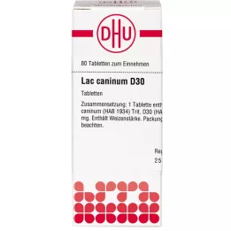 LAC CANINUM D 30 Tablet, 80 Kapsül