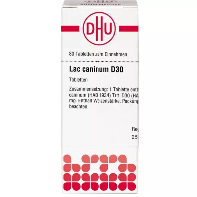 LAC CANINUM D 30 Tablet, 80 Kapsül