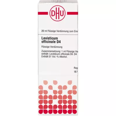 LEVISTICUM OFFICINALIS D 4 seyreltme, 20 ml