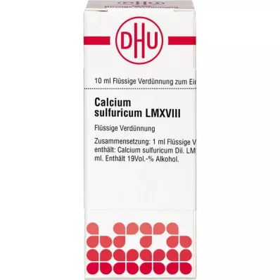 CALCIUM SULFURICUM LM XVIII Seyreltme, 10 ml