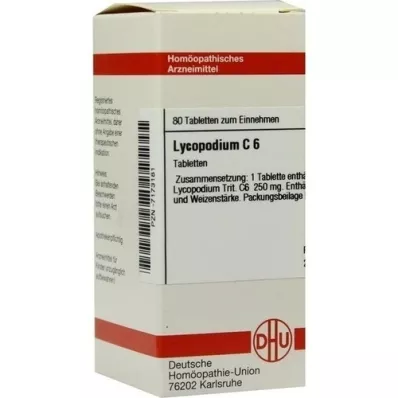 LYCOPODIUM C 6 Tablet, 80 Kapsül