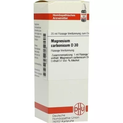 MAGNESIUM CARBONICUM D 30 seyreltme, 20 ml