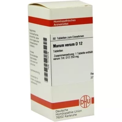 MARUM VERUM D 12 Tablet, 80 Kapsül