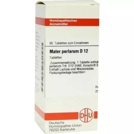 MATER PERLARUM D 12 Tablet, 80 Kapsül