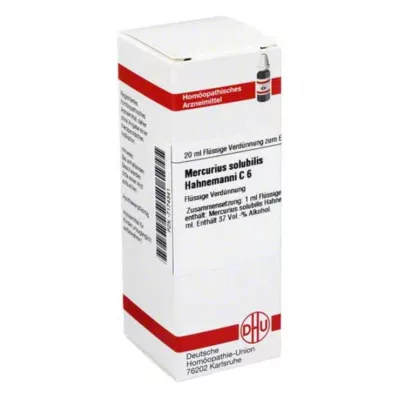 MERCURIUS SOLUBILIS Hahnemanni C 6 Dilüsyon, 20 ml