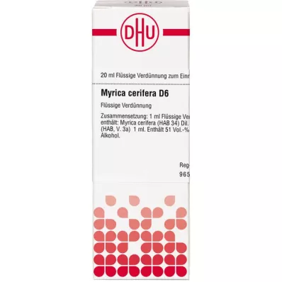 MYRICA cerifera D 6 seyreltme, 20 ml