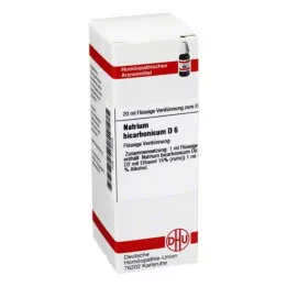 NATRIUM BICARBONICUM D 6 seyreltme, 20 ml