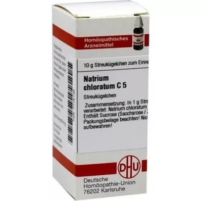 NATRIUM CHLORATUM C 5 globül, 10 g