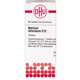 NATRIUM CHLORATUM C 12 Tablet, 80 Kapsül