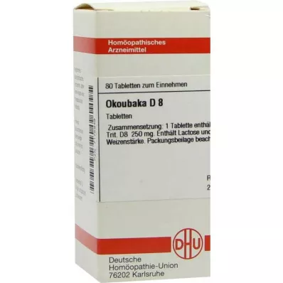 DHU Okoubaka D 8 tablet, 80 adet DHU Okoubaka D 8 tablet, 80 adet