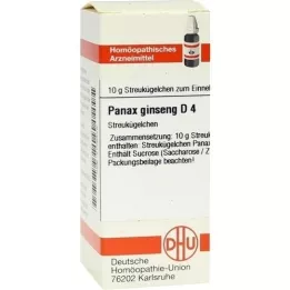 PANAX GINSENG D 4 globül, 10 g