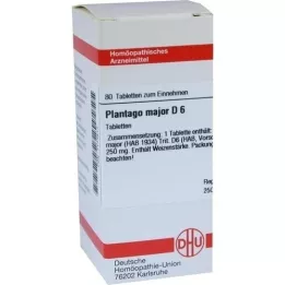 PLANTAGO MAJOR D 6 Tablet, 80 Kapsül