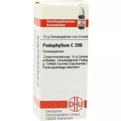 PODOPHYLLUM C 200 globül, 10 g