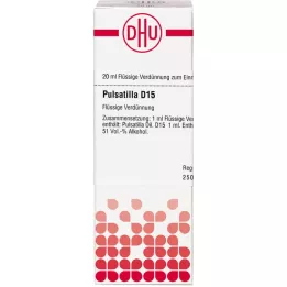 PULSATILLA D 15 seyreltme, 20 ml