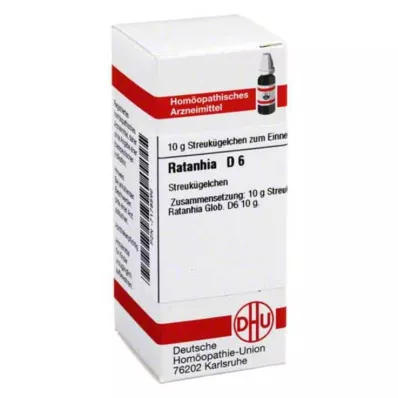 DHU Ratanhia D 6 kürecik, 10 g DHU Ratanhia D 6 kürecik, 10 g