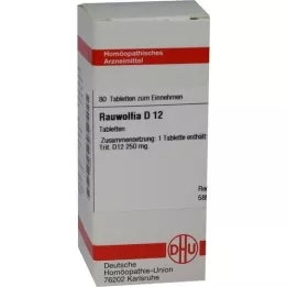 RAUWOLFIA D 12 Tablet, 80 Kapsül