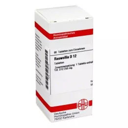 RAUWOLFIA D 12 Tablet, 80 Kapsül