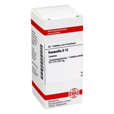 DHU Rauwolfia D 12 tablet, 80 adet DHU Rauwolfia D 12 tablet, 80 adet