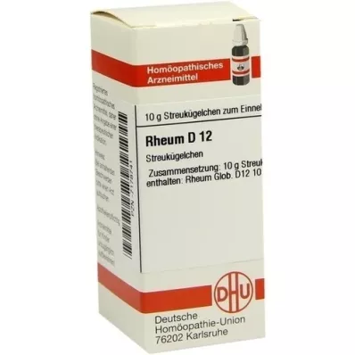 RHEUM D 12 globül, 10 g