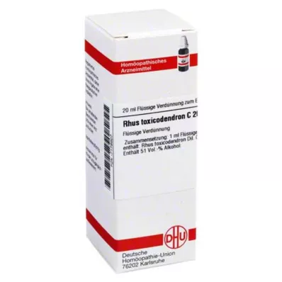 DHU Rhus toksikodendron C 200 Seyreltme, 20 ml DHU Rhus toksikodendron C 200 Seyreltme, 20 ml
