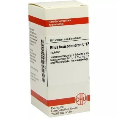 RHUS TOXICODENDRON C 12 Tablet, 80 Kapsül