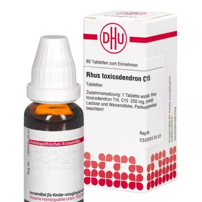 Rhus Tox.C15 tabletler (80 adet) Rhus Tox.C15 tabletler (80 adet)
