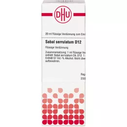 SABAL SERRULATUM D 12 seyreltme, 20 ml