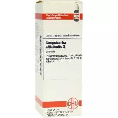 Sanguisorba Kapalı.Anne tentürü (20 ml)