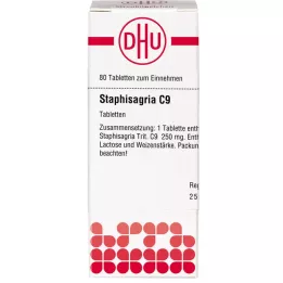 STAPHISAGRIA C 9 Tablet, 80 Kapsül