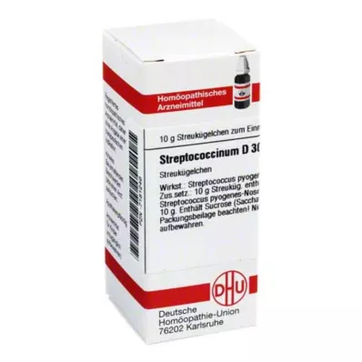 STREPTOCOCCINUM D 30 globül, 10 g