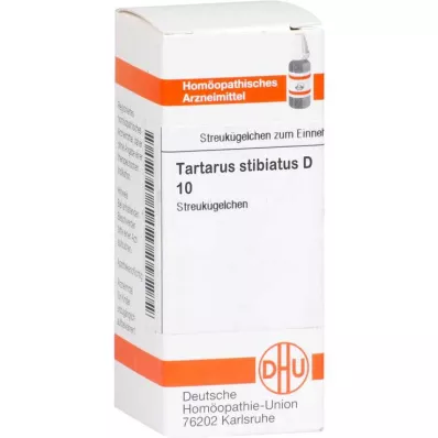 TARTARUS STIBIATUS D 10 globül, 10 g TARTARUS STIBIATUS D 10 globül, 10 g