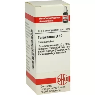TARAXACUM D 12 globül, 10 g