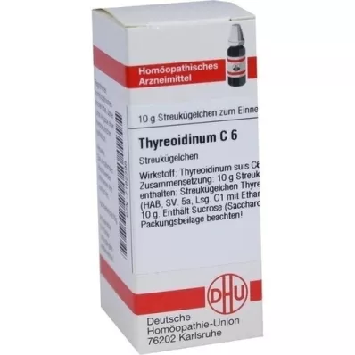 THYREOIDINUM C 6 globül, 10 g