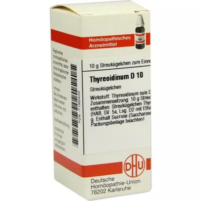 THYREOIDINUM D 10 globül, 10 g