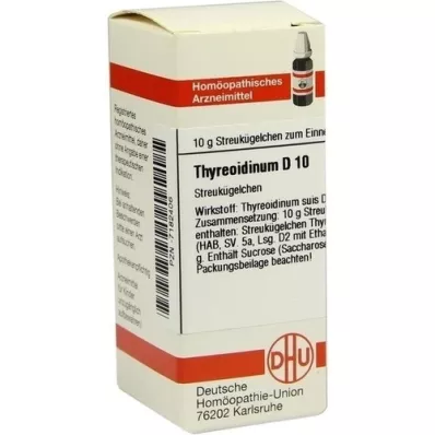 THYREOIDINUM D 10 globül, 10 g
