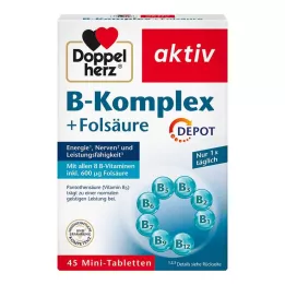 DOPPELHERZ B-Complex+Folic Acid Tablet, 45 Kapsül