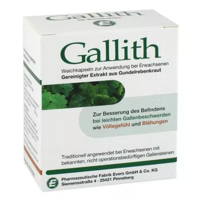 Gallith kapsülleri, 100 adet