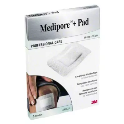 Medipore + Ped 3M 10x15cm 3569NP Alçı, 5 adet