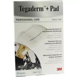 TEGADERM 3M Plus Ped 5x7 cm prefabrik kompozit.3582NP, 5 adet