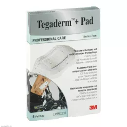 TEGADERM 3M Plus Ped 5x7 cm prefabrik kompozit.3582NP, 5 adet