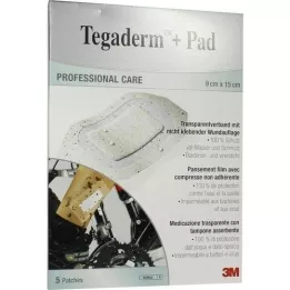 TEGADERM 3M Plus Ped 9x15 cm kullanıma hazır.3589NP, 5 adet