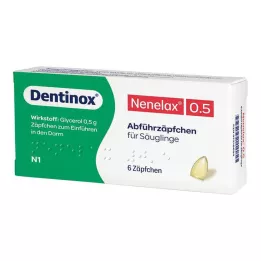 NENE LAX 0,5 Suppos. bebekler için, 6 adet
