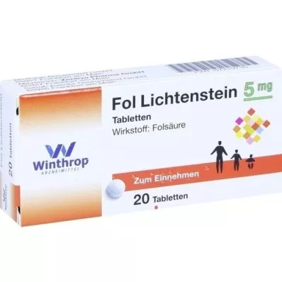 FOL Lichtenstein 5 mg tabletler, 20 adet