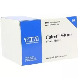CALCET 950 mg film kaplı tablet, 100 adet