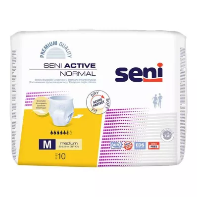 SENI Active Normal inkontinans külotu tek kullanımlık M, 10 adet